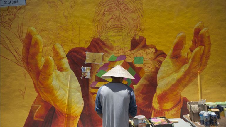 The Germen Crew artist collective responsible for the project, claims it is Mexico''s largest mural