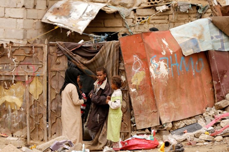 Displaced Yemenis