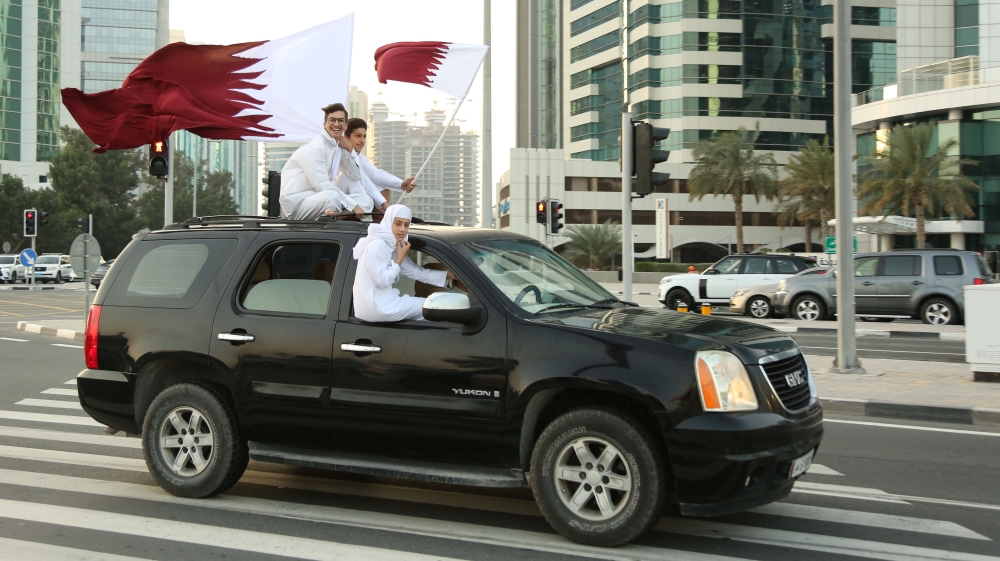 Young Qatari fans welcome their champion footballers home [Showkat Shafi/XEn News]