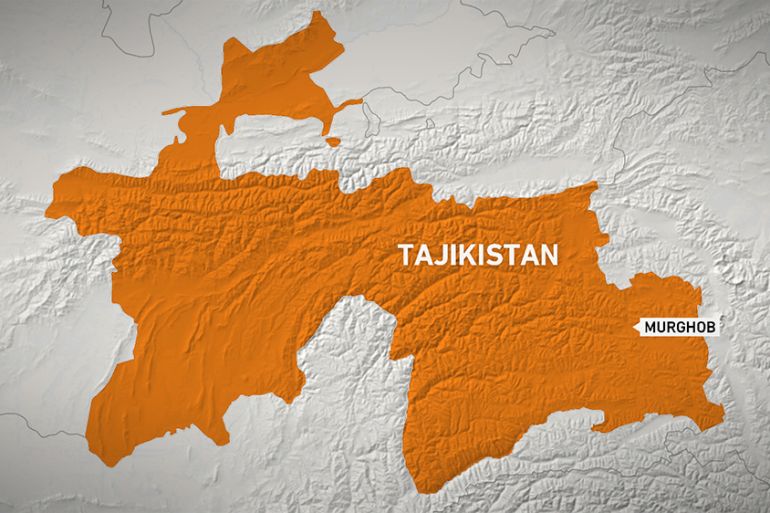 Tajikistan map