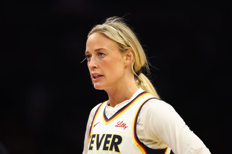 Indiana Fever guard Sophie Cunningham was nearly struck by a sex toy in a recent WNBA game