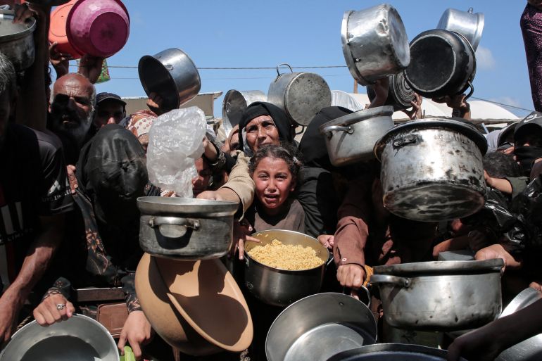 A community kitchen in Khan Yunis in the southern Gaza Strip