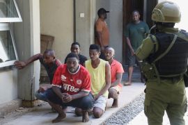 Tanzanians charged with treason for alleged involvement in protests that broke out during last week&#039;s presidential and parliamentary elections, at the Kisutu Resident Magistrate&#039;s Court in Dar-es-Salaam, Tanzania, on 7 November, 2025 [Emmanuel Herman/Reuters]