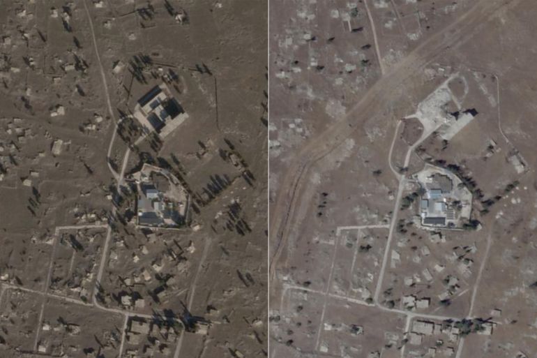 Al-Jawlan Hospital Before (17-12-2024) and After 05-09-2025